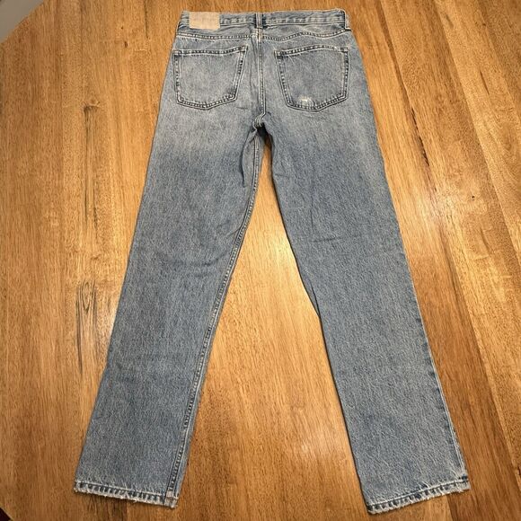 Everlane The Everybody Jean Womens Size E3 Short 29x29 Distressed Button Fly - Picture 2 of 14